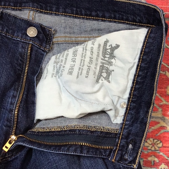 🐎 LEVI’S 505 Regular Stretch Men’s 34 X 32 Straight Leg Zip Fly 5 Pocket - Picture 4 of 10